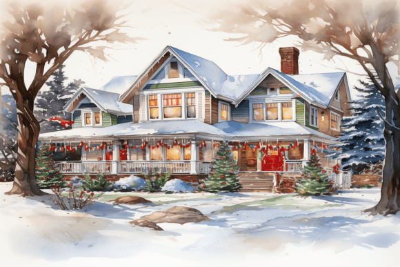 Christmas Home Background