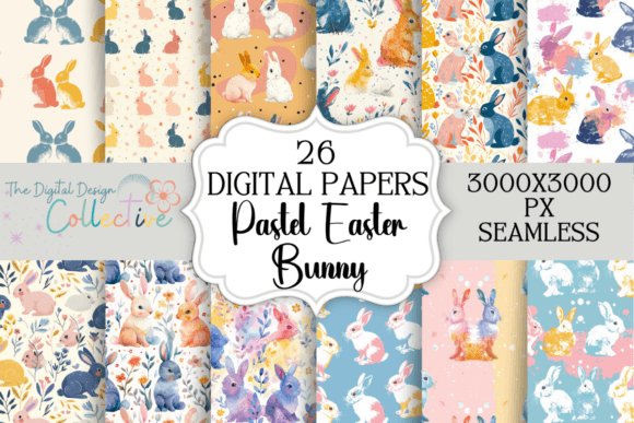 Easter Digital Papers, Seamless Bunny: A Strategic Asset for Seasonal Branding and Creative Operations