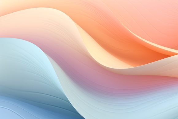 Exploring the Versatility of Pastel Abstract Minimal Waves Background in Modern Design