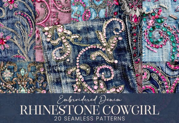 Rhinestone Cowgirl Western Denim Jeans