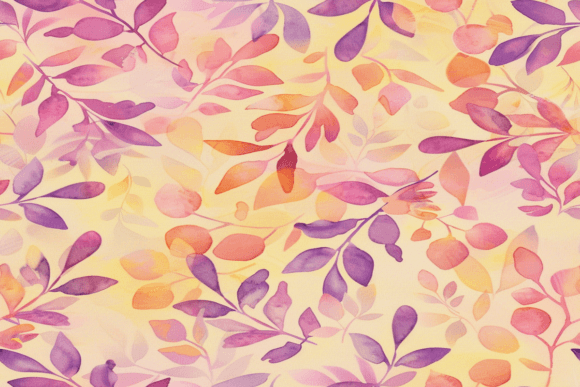 Watercolor Leaves Pattern: Elevate Your Digital and Print Projects